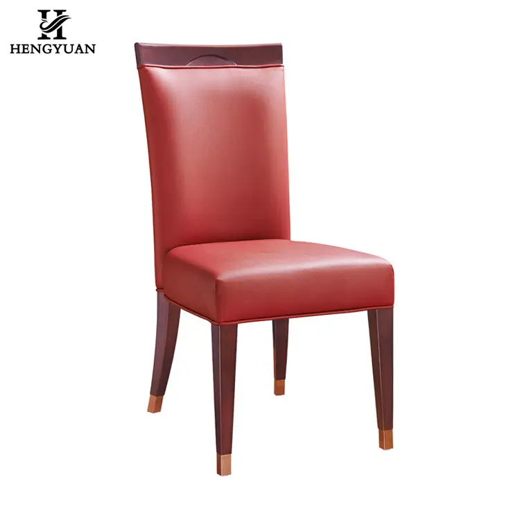 Hot Sale Red Modern Design Home Furniture Wholesale Leather Dining Chair