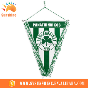 Nouveau type toutes <span class=keywords><strong>les</strong></span> tailles mini logo personnalisé conception de football fanion, football club drapeau échange - Product Image 2