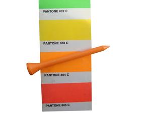 Tees de Golf Fluorescentes de Color Especial, Rosa Neón, <span class=keywords><strong>Naranja</strong></span> Neón, Verde Neón - Product Image 2