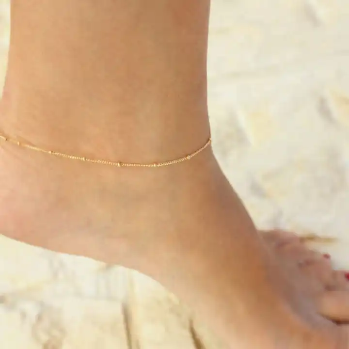 Boho gold - Gold anklets - Trium Jewelry