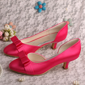 Scarpe con <span class=keywords><strong>Tacco</strong></span> <span class=keywords><strong>Basso</strong></span> da Donna Rosa Shocking 5CM - Product Image 1