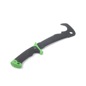 Coltello da sopravvivenza da campeggio all'aperto in acciaio inossidabile con rivestimento nero con guaina - Product Image 2