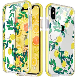 Casing ponsel Anti guncangan, casing ponsel Anti guncangan, warna tidak pudar dan pola Premium TPE TPU PC 3 dalam 1 Slim Fit, casing ponsel untuk iPhone 15