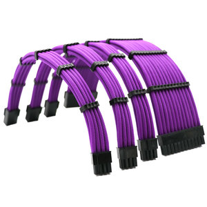 Angitu ชุดสายไฟต่อพ่วง4mm, แขนสัตว์เลี้ยง90องศา ATX 24Pin <span class=keywords><strong>MB</strong></span> 1X4 + 4Pin 2X6 + 2Pin PSU - Product Image 5
