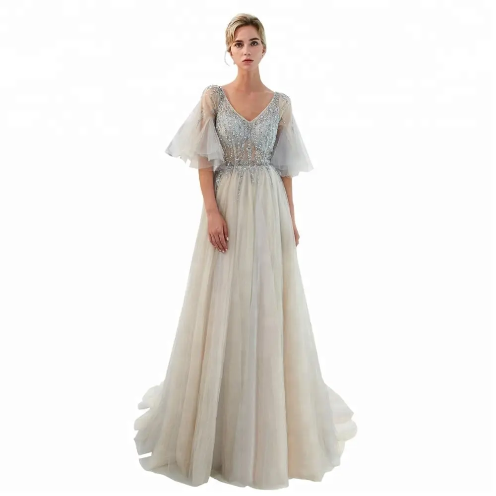 Nouveau design grande taille robe femme élégante fête mariage robes de soirée femme pour la vente en gros Offre Spéciale