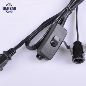 Kit de cordon d'alimentation pour lampe américaine de haute qualité avec prise polarisée, interrupteur en ligne 303, douille E12 pour éclairage LED - Product Image 1