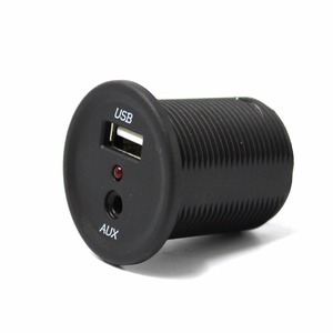 <span class=keywords><strong>Adattatore</strong></span> di alimentazione per <span class=keywords><strong>presa</strong></span> caricabatterie <span class=keywords><strong>USB</strong></span> con AUX per auto, barca, moto - Product Image 2