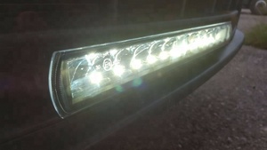 Auxtings-barre lumineuse <span class=keywords><strong>led</strong></span> laser de sport, pour voiture tout terrain, camion, 1000000 lumens, rangée unique, ultra fine, 17-14 pouces - Product Image 6