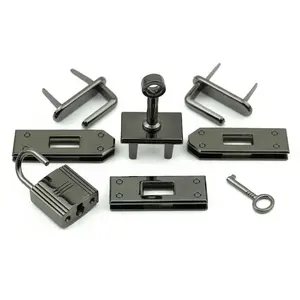 Hoge Kwaliteit 7 Onderdelen Metalen Handtas Lock Mode Portemonnee Combinatie Twist Turn Lock