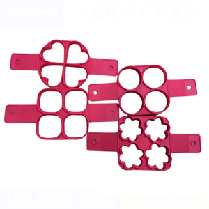 Online Hot Sale New Product Non-stick Silicone <strong>Egg</strong> <strong>Fryer</strong> 4 Hole Pancake Ring Kitchen Tool - Product Image 2
