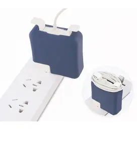 Para MacBook cargador de adaptador de corriente de silicona caso de la cubierta de 45W 60W 85W 87W