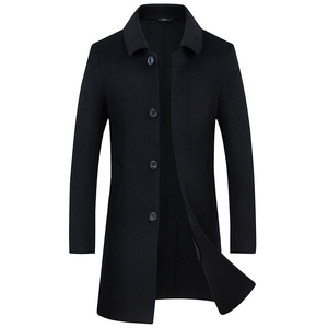 Custom Long Wool Overcoat <strong>Thick</strong> <strong>Winter</strong> Fashion Men <strong>Coat</strong> - Product Image 3