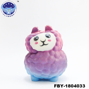 Squishies Alpaga, visqueux Lente Hausse Le Soulagement Du Stress Jouets Super Doux Tueur de Temps Drôle Jouets à Presser Mignon - Product Image 1