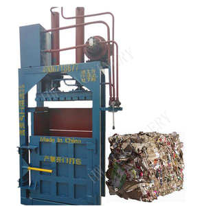 Arroz hidráulica <span class=keywords><strong>paja</strong></span> algodón residuos de papel ropa cartón prensa de balas máquina - Product Image 6