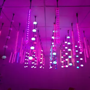 Klub malam pencahayaan 3D Led meteor tabung led disco light