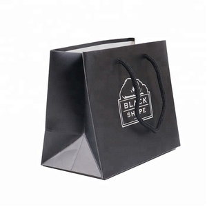 Flexo impresión colorida de <span class=keywords><strong>la</strong></span> imagen <span class=keywords><strong>restaurante</strong></span> compras embalaje bolsa de papel asa de <span class=keywords><strong>cuerda</strong></span> - Product Image 1