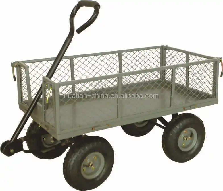 300KG Steel Utility Garden Tool Cart TC4211C  Folding garden wagon utility trolley