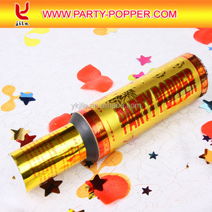 No fireworks confetti party Popper button <span class=keywords><strong>gun</strong></span> manufacturers Frost Cannon hire - Product Image 1
