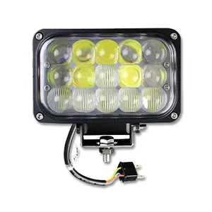 密閉型デュアルビーム付き4x6LEDヘッドライト-45w-4D-ハイロービーム-トラック用LEDライト用ヘッドライトの交換