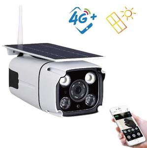 Caméra <span class=keywords><strong>de</strong></span> sécurité solaire 4G CCTV sans fil <span class=keywords><strong>WiFi</strong></span> vidéo HD 1080p avec détecteur <span class=keywords><strong>de</strong></span> radar carte SIM 3G LTE - Product Image 2