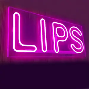 Hart Grappige Goedkope Bar Neon Borden Japanse Vintage Esthetische Koele Rode Liefde Gepersonaliseerde Meisjes Goede Vibes Alleen Neon Sign