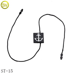 Tùy chỉnh nâng cao logo con dấu nhựa treo thẻ với chuỗi cho hàng may mặc - Product Image 5