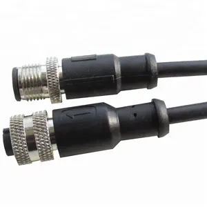 Sensor kabel conector m12 m12 4 pin untuk gratis end