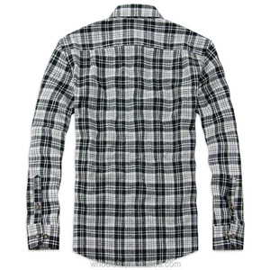 <span class=keywords><strong>Camisa</strong></span> de <span class=keywords><strong>Franela</strong></span> <span class=keywords><strong>Roja</strong></span> para <span class=keywords><strong>Hombre</strong></span> con Logotipo Personalizado, <span class=keywords><strong>Camisa</strong></span> de <span class=keywords><strong>Hombre</strong></span> de Algodón Cepillado a Cuadros - Product Image 3