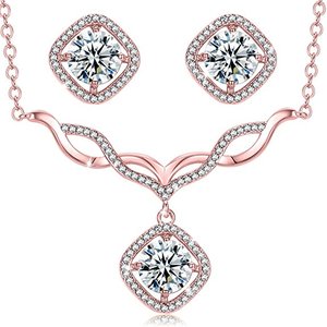 Di lusso Del Progettista 18K Placcato Oro Di Cristallo Del Rhinestone Grande Margherita Tre Del Pendente Orecchino Anelli Set di Gioielli Per Le Donne Della Ragazza di Barretta regalo - Product Image 5