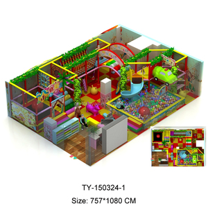 Large indoor playground plastic gym de La Selva To children - Product Image 6