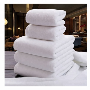 5 Star Hotel Bathroom 100% Cotton White Color 16S Hotel <strong>Towel</strong> <strong>Set</strong> - Product Image 2