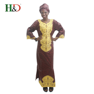 H & d hot selling high quality cheap OEM fashion match costume African wedding dresses girls - Product Image 3