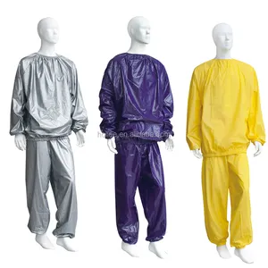 Sportswear training jogging wear lose weight plastic sauna suit suit cn heb suit silkscreen printing