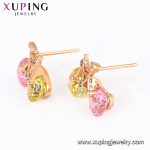 95004 Elegante creatività disegno della ragazza dei monili d'oro <span class=keywords><strong>orecchini</strong></span> vite prigioniera di figura della bicicletta per la vendita calda - Product Image 3