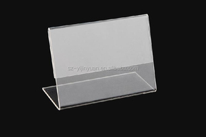 Support <span class=keywords><strong>de</strong></span> présentoir <span class=keywords><strong>de</strong></span> prix en acrylique miniature <span class=keywords><strong>de</strong></span> table, vente en gros, forme en L, support <span class=keywords><strong>de</strong></span> prix bon marché, support <span class=keywords><strong>de</strong></span> <span class=keywords><strong>plaque</strong></span> <span class=keywords><strong>de</strong></span> nom en acrylique pour bureau - Product Image 4
