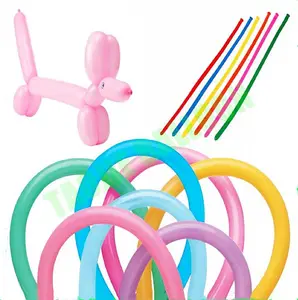 DIY 魔术长动物绑气球生日派对扭曲乳胶气球