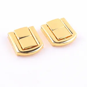 Hot Sale Gold Color In Stock Metal Box Bag Accessories Of Lock For Wooden Jewelry Box