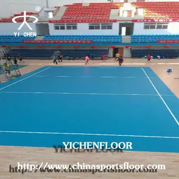indoor futsal court floor/Soccer/ volleyball/badminton/pvc vinyl flooring