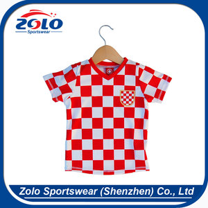 2017 New style promotion cut and sew soccer jersey team - Product Image 1