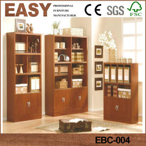 Étagère à livres en bois, designs d'étagères à livres anciennes, étagère à livres moderne avec portes - Product Image 2