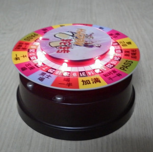 Bon prix brillant dans le noir électronique 32 "roue de <span class=keywords><strong>roulette</strong></span> à boire <span class=keywords><strong>jouet</strong></span> de roue folle - Product Image 2