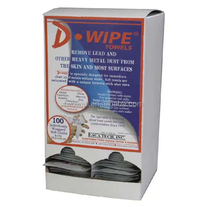 Industrial Wet Wipes Remove Lead And Heavy Metal Dust Wipes