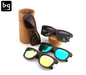 Brand Designer Custom Fashion Gafa De Sol Venda De Bambu E Madeira Sunglass 2024