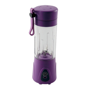 Batidora portátil recargable por USB, botella de viaje de seis cuchillas con 380ml de plástico OEM, piezas de repuesto gratis de inmersión BL 216 380 - Product Image 4
