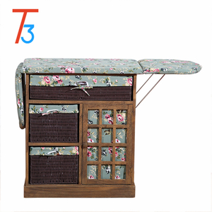 Armoire de <span class=keywords><strong>rangement</strong></span> en bois, en bois, avec panier de <span class=keywords><strong>rangement</strong></span> - Product Image 2