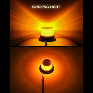 Siêu giá rẻ Xe Tải Xe Ô Tô Xe Xe Buýt Trường Học DẪN Xoay Đèn Hiệu Cảnh Báo Ánh Sáng - Product Image 5