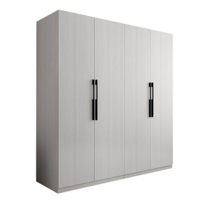 Semplice combinazione di design camera da letto mobili in legno <span class=keywords><strong>bianco</strong></span> 4 porta del guardaroba - Product Image 2