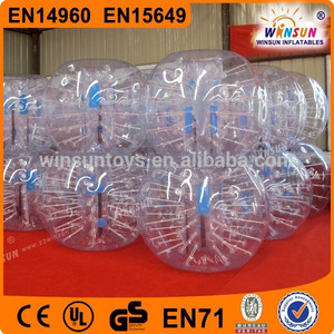 Giant <span class=keywords><strong>bubble</strong></span> ball costume de l'homme gonflable soccer ball taille bubbl - Product Image 2