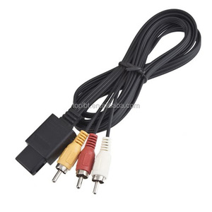 1.8M Audio Vidéo TV Cordon <span class=keywords><strong>AV</strong></span> Câble RCA pour <span class=keywords><strong>Super</strong></span> Nintendo GameCube N64 SNES