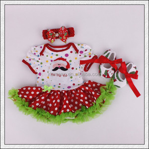 2016 Hot sale wholesale baby Boutique buy baby lace romper - Product Image 3